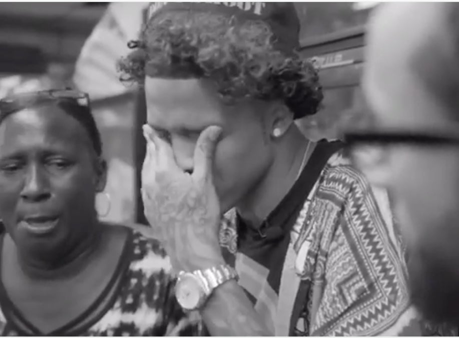 August Alsina Shares Emotional Video From His Visit With Alton Sterling's Aunt
